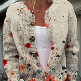 Sabrina™ | Vintage Floral Print Cardigan