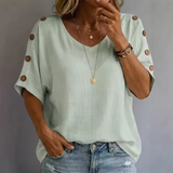 Bellie | Casual Loose Button Up Shirt