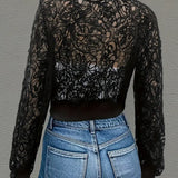 Colette | Lace Crop Jacket