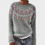 Zoralia | Patterned Knit Sweater