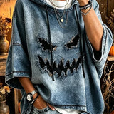 Ingrid | Halloween-Inspired Hoodie Half Sleeve Hoodie
