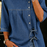 Lily™ | Vintage Loose Denim Blouse
