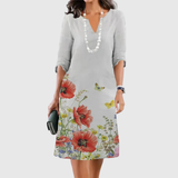 ELEANOR | FLORAL A-LINE DRESS