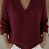 Linda | Relaxed V-Neck Sweater