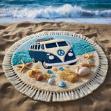 Round Beach Towel Free Spirit Van