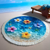Round Beach Towel Ocean Breeze