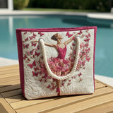 Elegant Quilted Beach Bag Ballerina