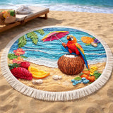 Round Beach Towel Fiesta