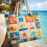Quilted Beach Bag