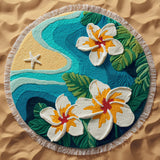 Tropical Round Beach Towel