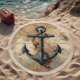 Round Beach Towel Ocean Guardian