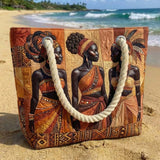 Quilted Beach Bag Melanin Queens