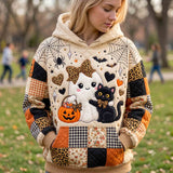 Cozy Pumpkin Ghost Hoodie