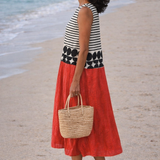 Juana | Striped Midi Dress