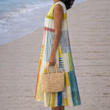 Eva | Geometric Midi Dress
