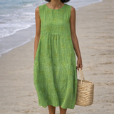 Sara | Printed Midi Dress