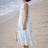Joy | Midi Dress with Leaves