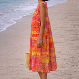 Flora | Midi Dress Sunset