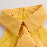 Stylish Sleeveless Halter Blouse with Neck Tie Detail