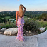 Julia - Long Dress with Ruffles