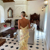 Julia - Long Dress with Ruffles