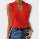 Barbara | Sophisticated V-neck Top