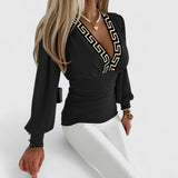 Georgina | Elegant V-Neck Top