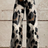 Hose - Natural Pants with Wild Pattern, Boho Vintage Pants