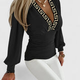 Georgina | Elegant V-Neck Top