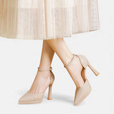 Evette | Leather Heels