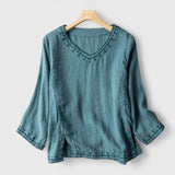 Monroe | Elegant V-Neck Blouse