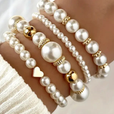 Amar | Pearl Bracelet Duo