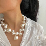 Maria | Bold Pearl Necklace