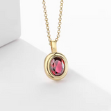 Joelle | Ruby Pendant Necklace