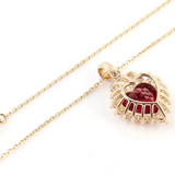 Imara | Ruby Heart Pendant