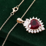 Imara | Ruby Heart Pendant