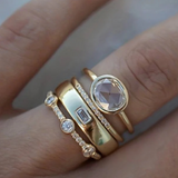 Stephanie | Vintage Gold Ring Set