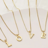 Enya | Gold Initial Necklace