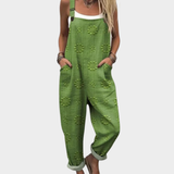 Jumpsuit - Natural Harmonious Texture in Green