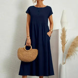 Hazel - Midi Dress with Pockets