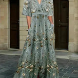 Madelyn - Elegant Floral Maxi Dress