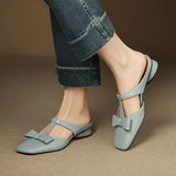 Jamie | Square Toe Slippers