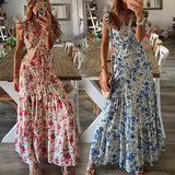 Shera - Maxi Dress with Floral Pattern