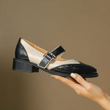 Jamie | Miana Leather Mary Janes