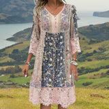 NAYA | MIDI DRESS FLUID BOHO LUXE