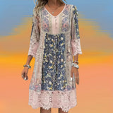 NAYA | MIDI DRESS FLUID BOHO LUXE