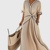 Helena | Maxi Dress with Draping