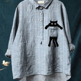 Milo | Cute Cat Pocket Shirt