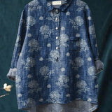 Lina | Vibrant Floral Embroidered Shirt
