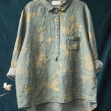 Lina | Vibrant Floral Embroidered Shirt